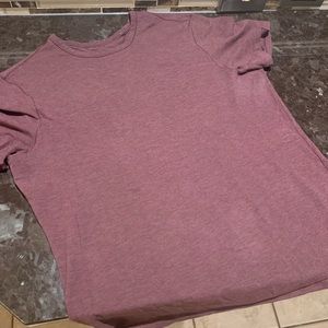 Lululemon 5 year basic T-shirt. Burgundy.